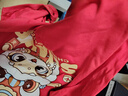 Classic Teddy女童連衣裙兒童加絨裙子中小童裝新中式國風(fēng)保暖拜年服 大紅 100  曬單實(shí)拍圖