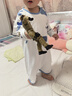 棉棉柔寶寶睡衣兒童睡袍夏季薄款男童空調(diào)服長(zhǎng)袖純棉睡袋女童睡裙1-3歲2 米白藍(lán)奶牛 【套頭 夏季薄款】 100 曬單實(shí)拍圖