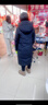雪中飛中長(cháng)款過(guò)膝羽絨服女加厚保暖冬裝外套2025新款時(shí)尚百搭防寒服女裝 黑色 M (160) （85-105斤） 曬單實(shí)拍圖