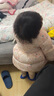 戴維貝拉（DAVE＆BELLA）小童羽絨服女寶冬裝女寶新款上衣甜美兒童外套童裝幼兒衣服 蝴蝶印花【現(xiàn)貨】 110 cm（建議身高100-110cm） 曬單實(shí)拍圖