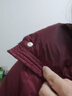 皮爾卡丹（pierre cardin）冬季立領(lǐng)短款羽絨服女2024新款時(shí)尚寬松加厚保暖白鴨絨面包服外套 紅色 S （90-110斤） 曬單實(shí)拍圖