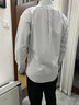 布魯克斯美國布魯克斯兄弟Brothers襯衫男士春秋商務(wù)休閑長(cháng)袖牛津紡襯衣 灰藍條紋 常規 長(cháng)袖 M 140-160斤 曬單實(shí)拍圖