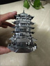VTR解壓:黃鶴樓:古風(fēng)金屬拼裝模型成人高難度立體拼裝積木3D手工玩具 黃鶴樓帶展示盒+工具+雙燈 曬單實拍圖