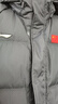 李寧（LI-NING）長款羽絨服男女款冬季新款85%鴨絨過膝連帽保暖防風(fēng)羽絨外套 黑色-羽絨服 （中青隊(duì)國旗款） 2XL 曬單實(shí)拍圖