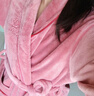 浪莎睡袍女加厚珊瑚絨睡衣秋冬季法蘭絨浴袍女長(zhǎng)款大碼家居服晨袍 曬單實(shí)拍圖