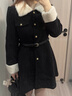 UKMR法式黑色連衣裙子女秋冬季2025新款小個(gè)子香風(fēng)短裙圣誕穿搭感 【黑色】【圣誕穿搭/漂亮獨特小 S 100斤以?xún)?曬單實(shí)拍圖