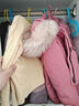 戴維貝拉（DAVE＆BELLA）小童連帽上衣三防男寶寶外套休閑兒童衣服女童羽絨服秋冬新款童裝 粉色【DB6328-A】 120 cm（建議身高110-120cm） 曬單實(shí)拍圖