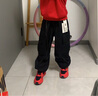 361°童鞋 兒童跑鞋四季男女童3-14歲全能旋鈕扣輕彈跑鞋 黑32 曬單實(shí)拍圖