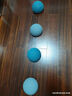 迪卡儂（DECATHLON）榴蓮球核心健身鍛煉觸覺按摩半球兒童感統(tǒng)訓練平衡石GYPA 灰色-黑色一對 曬單實拍圖