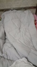 恒源祥被子纖維被抗菌磨毛加厚秋冬被8斤200*230cm【淺灰】 曬單實(shí)拍圖