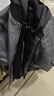 7家優(yōu)品休閑外套男裝秋款高街潮流痞帥獵裝夾克假兩件設計連帽棒球服上衣 GWHG-MY31黑灰?jiàn)A棉 XL 170-175cm 140-165斤 曬單實(shí)拍圖
