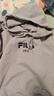 FILA 斐樂官方情侶款連帽衛(wèi)衣純棉多彩寬松針織長(zhǎng)袖上衣 云霧花灰-MG M 曬單實(shí)拍圖