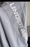 安德瑪（Under Armour）兒童長袖T恤男童衣服套頭衫圓領(lǐng)衛(wèi)衣上衣243124169 淺灰色 170cm  曬單實拍圖