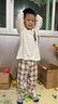 纖絲鳥（TINSINO）兒童睡衣夏季男女童家居服套裝純棉中大童空調(diào)服衣服 口袋小熊 曬單實(shí)拍圖