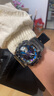 卡西歐（CASIO） G-SHOCK 金屬系列小鋼炮GM-110時(shí)尚運(yùn)動(dòng)男士手表防水防震 GM-110B-1APR-200M防水 曬單實(shí)拍圖