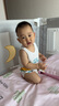 優(yōu)奇寶寶背心上衣夏季薄款嬰兒夏裝t恤純棉紗布衣服女無袖吊帶小背心 曬單實拍圖