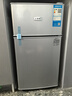 小黃鴨 迷你冰箱小 108L雙門(mén)冷藏冷凍小型家用宿舍租房電冰箱小巧不占地 一級(jí)能效省電節(jié)能 95L【一級(jí)能效，節(jié)能省電款】銀色 曬單實(shí)拍圖