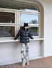 高梵黑金鵝絨服先鋒4.0五格羽絨服女2024新款冬季情侶可拆卸連帽外套 黑色【男女同款】 S 【165/鵝絨206克】 曬單實(shí)拍圖