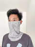 十竹掛耳面罩防曬男夏季冰絲透氣速干遮全臉騎行釣魚遮陽一體護頸脖套 幻彩淺灰 曬單實拍圖