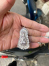 夢至尊999龍頭項(xiàng)鏈男士時(shí)尚霸氣鏈子足銀潮男項(xiàng)鏈銀飾禮物送男友 9毫米粗【82克65厘米長龍骨鏈】 曬單實(shí)拍圖