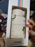 bebebus兒童彩虹保溫杯嬰幼兒寶寶水杯超萌可愛防摔學(xué)飲吸管杯戶外水杯 彩虹保溫杯+杯套 曬單實(shí)拍圖
