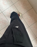 FILA FUSION斐樂(lè)潮牌梭織長(zhǎng)褲女秋季新款時(shí)尚休閑寬松工裝褲 正黑色-BK M 曬單實(shí)拍圖
