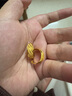 中鑫珠寶黃金耳環(huán)女足金999.9耳圈斜紋送媽媽金首飾婆婆中老年 【現(xiàn)貨】2.61g 曬單實拍圖