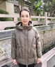 皮爾卡丹（pierre cardin）中年媽媽羽絨服短款時(shí)尚連帽2024新款中年女裝洋氣寬松保暖外套 淺咖 XL120-135斤穿 曬單實(shí)拍圖