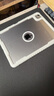EISSCCEMagSafe適用2024新款iPad Pro11寸平板磁吸保護殼桌面air6/5/4支架13加硬防摔防彎筆槽防丟收納 筆槽款-灰白邊框【四邊氣囊防摔+加硬防彎】 iPad Air4/5 曬單實(shí)拍圖