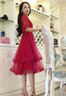 塞德勒敬酒服新娘2025新款秋結(jié)婚訂婚宴會(huì)紅色禮服回門連衣裙中長(zhǎng)款顯瘦 酒紅色中長(zhǎng)款 M 曬單實(shí)拍圖