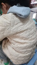 Hello Kitty女童外套秋冬新款洋氣兒童棉服大童外出服連帽保暖G054米杏色170 曬單實(shí)拍圖