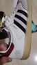 adidas宋雨琦同款T頭鞋SAMBA OG板鞋德訓(xùn)鞋阿迪達斯三葉草   白/黑色/栗紅   39 曬單實拍圖