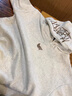 肯奈迪國(guó)潮刺繡羊羔絨加厚衛(wèi)衣男冬季寬松重磅連帽情侶外套高街痞帥上衣 灰白色-重工刺繡連帽衛(wèi)衣 2XL 【166CM-172CM】 曬單實(shí)拍圖