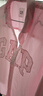 Gap男女裝夏季純棉logo條紋長袖襯衫寬松廓形上衣461250 粉色 M (170/92A) 亞洲尺碼 曬單實拍圖