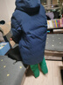 幼嵐（ALLBLU）allblu幼嵐【紅嘴雁羽絨】?jì)和煽藳_鋒羽絨服男童女童秋冬防風(fēng) 深藏藍 150 cm 曬單實(shí)拍圖