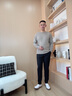 公羊男鞋商務(wù)休閑皮鞋真皮樂(lè )福鞋軟皮軟底一腳蹬豆豆鞋子男 白色 41  曬單實(shí)拍圖