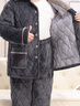 俞兆林中老年人男士睡衣冬款超厚三層夾棉保暖2025新品爸爸家居服套裝 曬單實(shí)拍圖