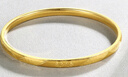周六福（ZLF）七夕禮物  黃金手鐲女款國(guó)潮無(wú)極足金手環(huán)手飾相濡以沫 計(jì)價(jià) 58mm - 7.69g 曬單實(shí)拍圖