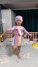 G.DUCKKIDS小黃鴨美人魚兒童泳衣女童小馬寶莉分體泳裙寶寶長袖防曬速干泳裝 小馬寶莉 130 建議7~8歲【120-130cm】cm 曬單實拍圖
