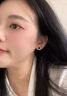BJYL莫比烏斯耳釘男士2025新款磁吸無(wú)耳洞耳夾耳環(huán)痞帥潮流學(xué)生耳飾品 耳釘款一對(有耳洞拍） 曬單實(shí)拍圖