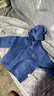 贏一貝（Yingyibei）嬰兒奧粒絨連帽外套冬裝秋冬新品男童棉服女童寶寶兒童保暖上衣 藍(lán)色 90 曬單實(shí)拍圖