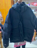 鴨鴨羽絨服男爸爸裝2025冬季中老年立領(lǐng)短款商務(wù)休閑寬松防寒加厚外套 黑色 M 曬單實(shí)拍圖