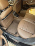 索飾適用奔馳汽車(chē)腳墊E300L S450 S級 GLC C260  E260ML350GLE450全包 【雙層配皮毯】桐咖棕 曬單實(shí)拍圖