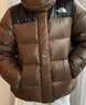 北面（The North Face）羽絨服女700蓬鵝絨Puffy風(fēng)帽可拆卸肩帶系統戶(hù)外秋冬上新|89YN 5EX/煙熏棕 L 曬單實(shí)拍圖