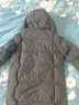 坦博爾羽絨服女中長款運動休閑百搭保暖加厚連帽外套530732Z 黑色 160 曬單實拍圖