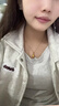 派吉鯊慵懶風寬松學生早秋毛呢外套女美式衛(wèi)衣加絨棒球服夾克上衣春秋款 圖片色 加絨 M 90-100 曬單實拍圖