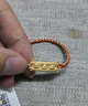 周六福黃金轉運珠女足金生肖本命三合福牌手繩手鏈 定價(jià) 猴鼠龍-0.88g 曬單實(shí)拍圖