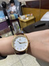歐利時(shí)（OLEVS）瑞士認證品牌手表男士石英表女士手表情侶表雙日歷超薄夜光防水商務(wù)高檔手表 【棕皮全金黑面】男表 曬單實(shí)拍圖