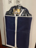 羅蒙兒童西裝套裝男童主持人花童禮服演出服 藍線(xiàn)格五件套 150 曬單實(shí)拍圖