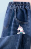 真維斯童裝女童牛仔褲秋冬款2026新款中大童褲子洋氣兒童休閑褲加絨女孩長(cháng)褲 【春秋款】牛仔藍/J彩虹獸K 130 曬單實(shí)拍圖